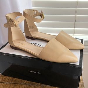 Nine West Nude Flats